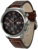 ZENO-WATCH BASEL Oversized OS Retro Chronograph Day-Date Ref. 8557TVDD-f1 (c1)