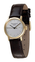 ZENO-WATCH BASEL Femina Bauhaus Automatic Mini Ref. 3793-Pgr-i3 light grey, IP gold, vintage movement