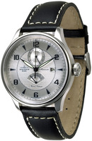 ZENO-WATCH BASEL Godat II GMT Power Reserve 9035 Ref. 6273GMTPR-g3 (silver-grey), 6273GTMPR-g1 (black)