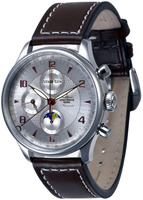 ZENO-WATCH BASEL Godat Full Calendar Chronograph 7751N Ref. 6273VKL-f2 (silver-grey), 6273VKL-g1 (black)