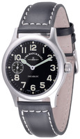 ZENO-WATCH BASEL Limited Editions Medium Pilot Winder Ref. 4187-9-a1 black LTD/300 - Manually-Wound Cal. Unitas 6497