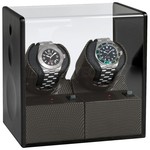 WATCH WINDERS Beco Technic Satin Carbon Expert for 2 watches Ref. 309402