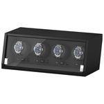 WATCH WINDERS Beco Technic Boxy Castle 4 matt black wood Ref. 309400