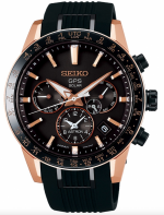 TECHNOLOGY BRANDS SEIKO ASTRON SSH006J1 GPS Solar Dual-Time Rosé Titanium Ceramic 43MM 10ATM