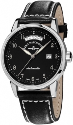 ZENO-WATCH BASEL Magellano Big Day Automatic Steel Black Ref. 6069DD-c1 Self-Winding Cal. ETA 2834