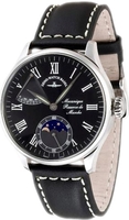ZENO-WATCH BASEL Godat II Roma Power Reserve Moon Phase Ref. 6274PRL-i1-rom (black dial)