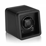 WATCH WINDERS Modalo 1701814S Saturn Style MV4 single automatic watch winder carbon - leather black