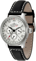 ZENO-WATCH BASEL NC Retro Ref. 9590-e2 new classic retro gents white - GMT Full Calendar