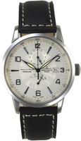 ZENO-WATCH BASEL Godat GMT + Power Reserve Ref. 9035-g3 (Soprod SOP 9033 decorated movement)