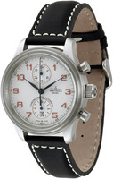 ZENO-WATCH BASEL NC Retro New Classic 9557BVD-f2 (white) Chrono Bicompax