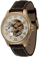 ZENO-WATCH BASEL Oversized OS PILOT Skeleton Ref. 8558-9S-Pgg-f2 (18K gold plated)