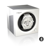 WATCH WINDERS Chronovision One Bluetooth - Aluminium/White Silk - 70050/101.30.12
