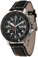 ZENO-WATCH BASEL Hercules 2 Chronograph Ref. 2557TVDD-SBK-a1 black bezel