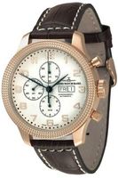 ZENO-WATCH BASEL Oversized (OS) retro Clou de Paris Chrono Day Datte gold plated Ref. 8557TVDDX-Pgr-f2