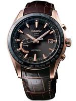 TECHNOLOGY BRANDS SEIKO SSE096J1 Astron GPS Solar mens 44mm 10ATM TITANIUM ROSE GOLD IP