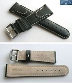 ACCESSORIES & DESIGN EXCLUSIVE LEATHER STRAPS ZENO-WATCH BASEL LB24 PILOT/ROBUSTO 24MM / 22MM for SOS Ref. 6221 / 9558