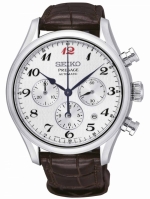 TECHNOLOGY BRANDS SEIKO PRESAGE PRESTIGE LINE Ref. SRQ025J1 AUTOMATIC CHRONOGRAPH IN-HOUSE CAL. 8R48