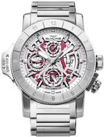 GLYCINE AIRMAN AIRFIGHTER Chronograph Skeleton Red Ref. GL0052