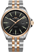 GLYCINE COMBAT 6 CLASSIC 43 Ref. GL0103 Bicolor Automatic Black