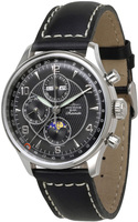 ZENO-WATCH BASEL Godat II Fullcalendar Chronograph Ref. 6273VKL (7751N) -g1 black, -g3 silver-grey