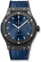 HUBLOT CLASSIC FUSION CERAMIC BLUE 45MM REF. 511.CM.7170.RX  2 BLUE STRAPS (ALLIGATOR AND RUBBER)
