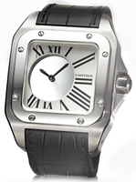  VINTAGE & PRE-OWNED CARTIER SANTOS 100 MYSTERY XL, PALLADIUM 950, CA. 2007, LIMITED EDITION (40)