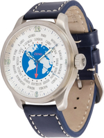 ZENO-WATCH BASEL Oversized (OS) retro WORLDTIMER 2 AUTOMATIC REF. 8563WT-i2 - BASELWORLD 2018 DEBUT - LTD/100
