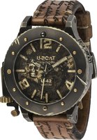 U-BOAT U-42 UNICUM Titanium IP Black Hand Engraved Ref. 8188 50MM Swiss Made Self-Winding Calibre