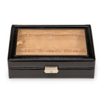 ACCESSORIES & DESIGN POCKET WATCH BOXES SACHER ETUI NEW CLASSIC BLACK FOR 6 POCKET WATCHES - FINEST ITALIAN LEATHER 70028/16