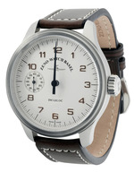 ZENO-WATCH BASEL Oversized (OS) retro UNO No-Stress-Watch (no minute hand) Ref. 8558-9UNO-f2  hand-wound cal. Unitas 6497