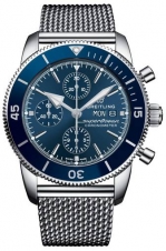 BREITLING SUPEROCEAN Heritage II Chronograph Blue Ceramic 44 Ref. A13313161C1A1 Self-Winding Chronometer Cal.13