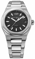 GIRARD-PERREGAUX LAUREATO AUTOMATIC REF. 81010-11-634-11A BLACK DIAL CAL. GP01800-0025 (54H PR)