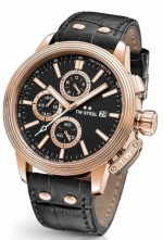 DESIGNER BRANDS TW STEEL CE7012 Adesso Chronograph Rose Gold IP 48MM 10 ATM - JQ Cal.