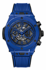 HUBLOT BIG BANG UNICO BLUE MAGIC CERAMIC REF. 411.ES.5119.RX  SELF-WINDING CAL. HUB1242 LTD/500