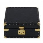 WATCH BOXES Rapport London Est. 1898 L305 Navy Blue Classic Four Watch Box