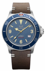 GLYCINE COMBAT 42 VINTAGE STEEL MATTE BLUE REF. GL0263 SELF-WINDING CAL. GL224
