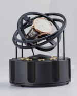 WATCH WINDERS Bernard Favre Planet Double-Axis BLACK GUN - Sandblasted alu base, milled barrel, anodized rings, Ref. 111000