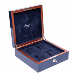 WATCH BOXES Rapport London Est. 1898 HERITAGE FOUR L404 (4 TIMEPIECES BOX) NAVY BLUE