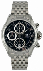 PILOT-INSTRUMENTS CHRONO SB REF. 4750-I1 SELF-WINDING CHRONOGRAPH STEEL-BLACK VALJOUX 7750 CAL.
