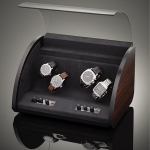 WATCH WINDERS Elma motion STYLE 4 black / macassar for 4 automatic watches