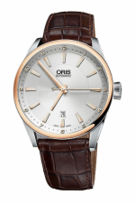 ORIS ARTIX Ref. 0173376426331-0752180FC Date Rose-Silver automatic Oris 733 cal.