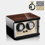 WATCH WINDERS Modalo AMBIENTE 2 MV4 - 2 PIECE WINDER - WALNUT #1502924 - GERMAN DESIGN AWARD WINNER 2020