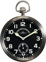 ZENO-WATCH BASEL Pocket Watch Ref. 3533-a1-matt Pilot Pocket Lepine - Unitas 6497 manually wound cal.