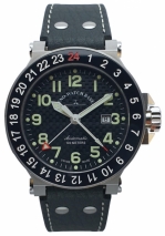 ZENO-WATCH BASEL Limited Editions Winner Automatic GMT black ceramic bezel Ref. 663GMT-S1 Limited Edition (150)