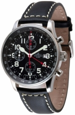 ZENO-WATCH BASEL X-Large Pilot Chronograph GMT (Dual Time) Tachymeter Ref. P753TVDGMT-a1 SOPROD 753/24H Caliber Ltd/100
