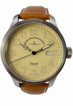 ZENO-WATCH BASEL Oversized OS Automatic Sand Ref. 8554-i9 ETA 2846 (43h) - vintage design, date