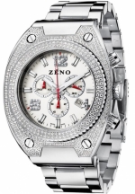ZENO-WATCH BASEL Fashion Bling 1 Ref. 91026-5030Q-s2M Swiss Quartz Chronograph Hip-Hop 46mm 10ATM Ltd/200