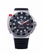 TECHNOLOGY BRANDS STRUMENTO MARINO ABISSO PROFESSIONAL DIVER HV 100 ATM REF. SM129S-SS-NR-NR QUARTZ CAL 2415