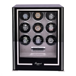 WATCH WINDERS Rapport London Est. 1898 W209 PARAMOUNT NINE WATCH WINDER - EBONY