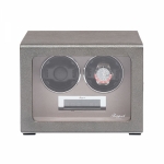 WATCH WINDERS Rapport London Est. 1898 W622 QUANTUM DUO SILVER